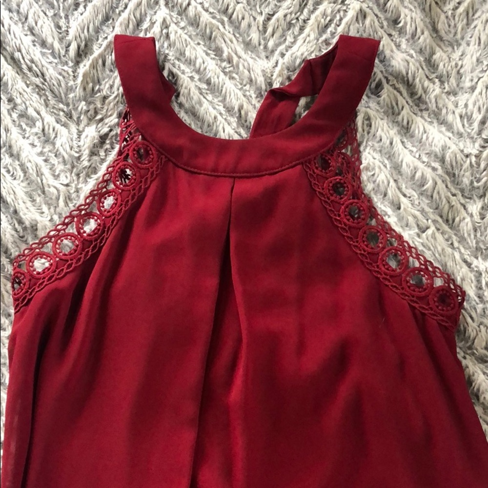 ⭐️B2G1⭐️ iZ Byer Burgundy Dress - Picture 3 of 4